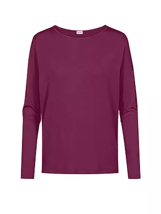 MEY | Pyjamashirt PURE CHIC gris tonnerre | beere